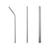 304 stainless steel straw set, colored metal straw, restaurant milk tea beverage coffee pipe straight pipe and bent pipe set Item Picture